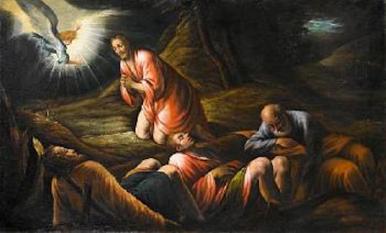 The Agony in the Garden by Leandro Bassano