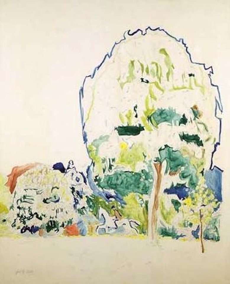 Avenue du bois (cavalier) by Kees van Dongen