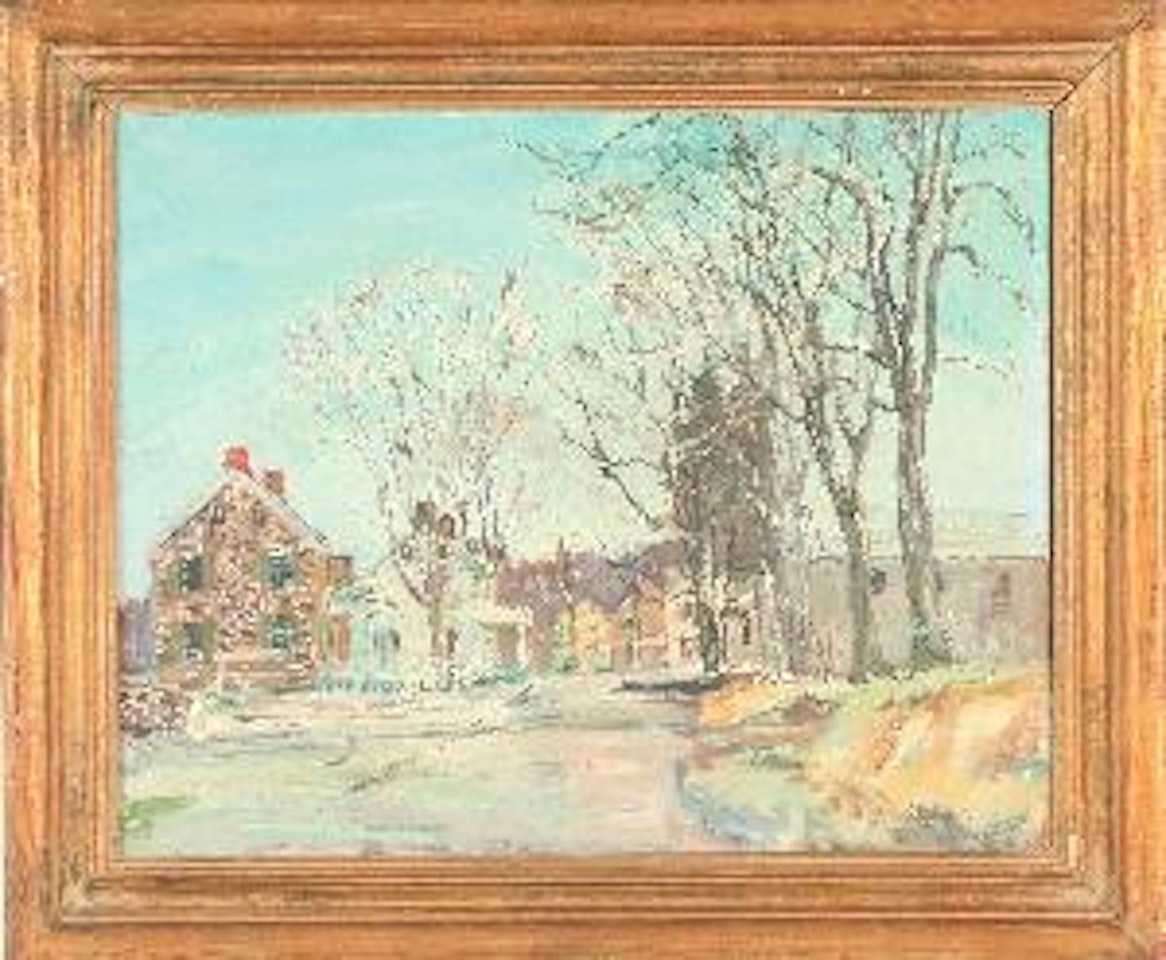 Early Spring, Lumberville, Bucks County, Pennsylvania by Walter Emerson Baum