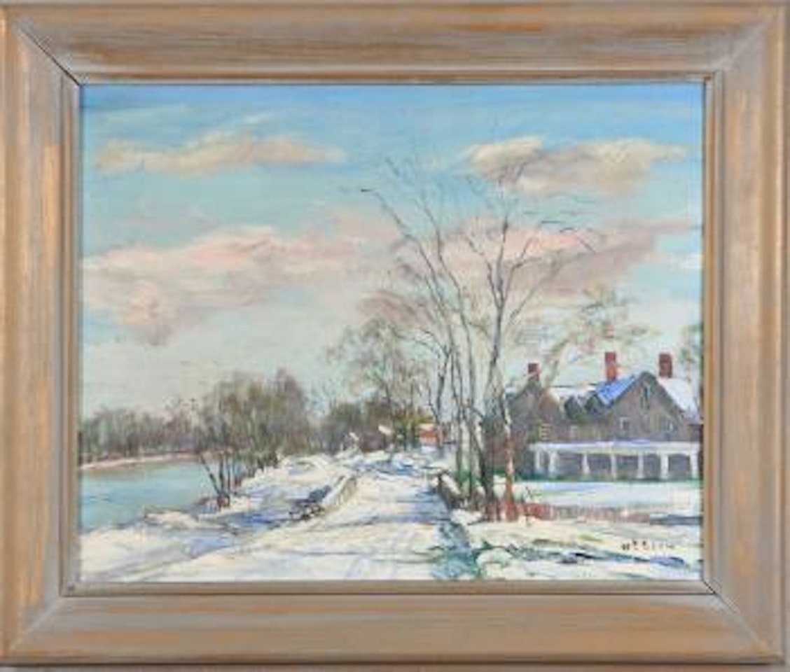 On the Schuylkill River, near Pottstown, Pennsylvania by Walter Emerson Baum