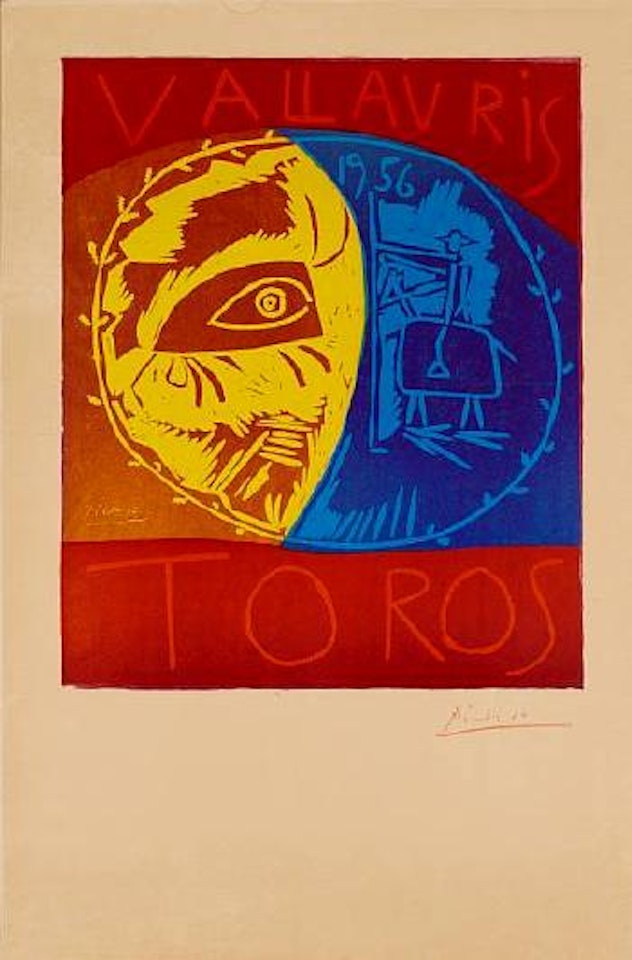 Vallauris 1956 Toros (Bloch 1270) by Pablo Picasso