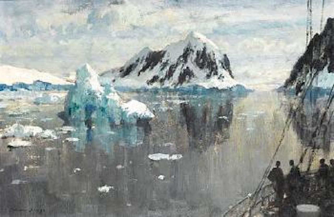 Entering the Lemaire Channel, Antarctica, 2 January 1957 by Edward Seago