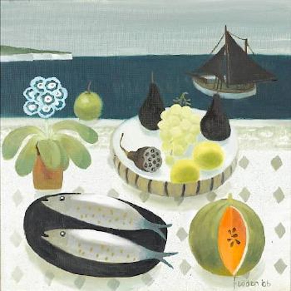 Two Fish by Mary Fedden
