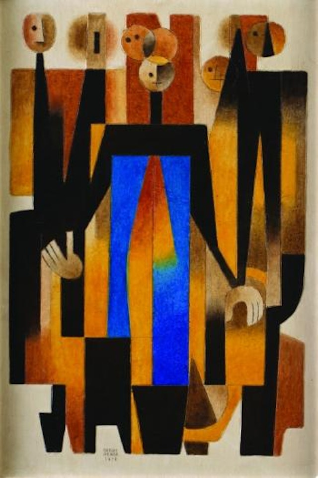 Xiu-el Patriarca y sus esposas by Carlos Mérida