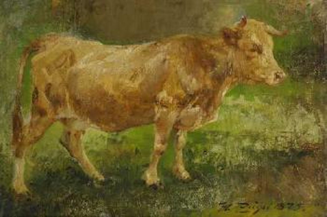Gelbe Kuh by Heinrich von Zugel