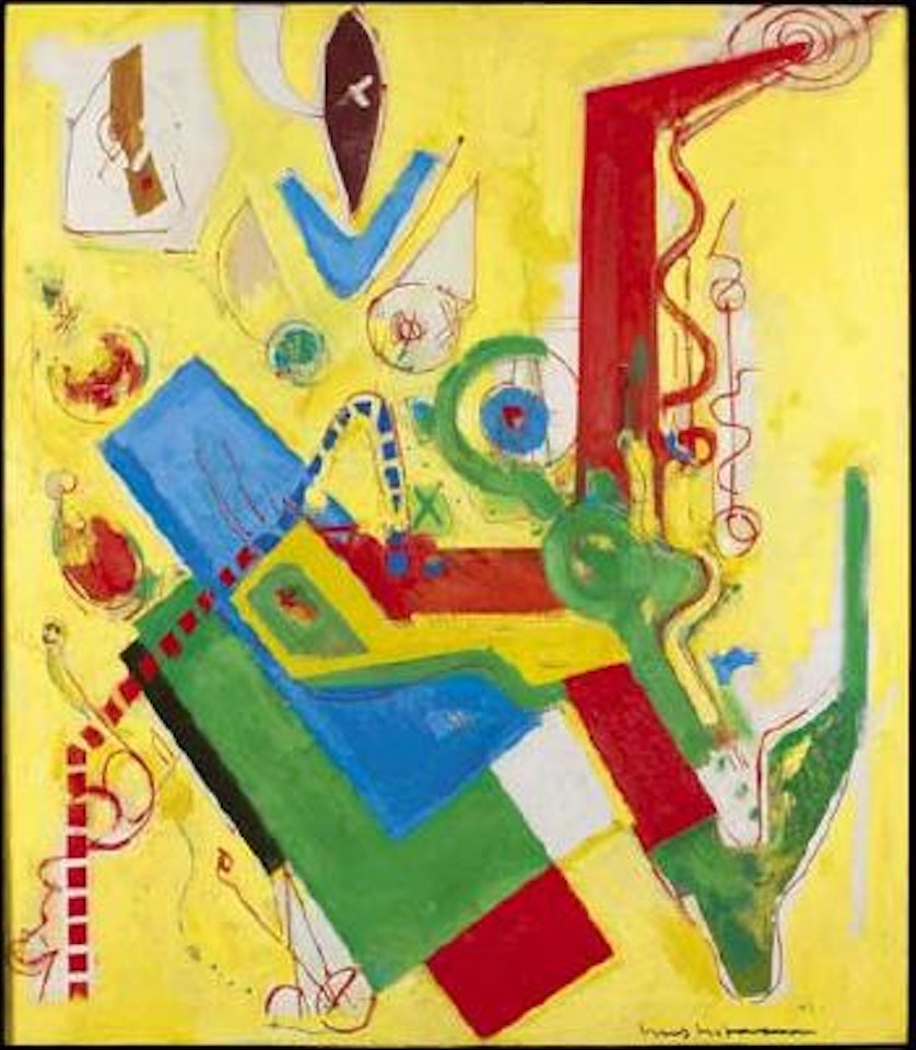 Yellow predominance by Hans Hofmann