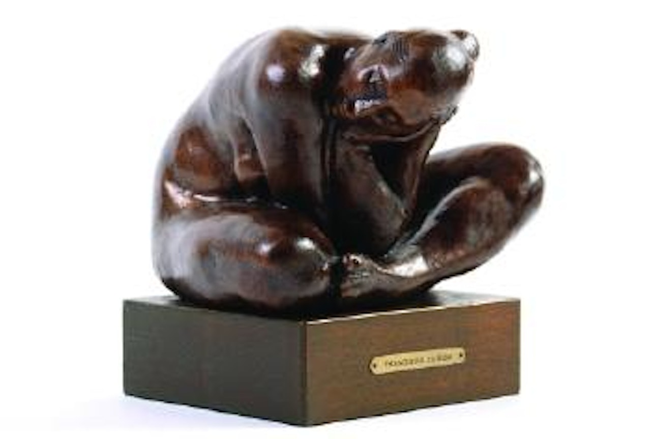 Mujer agachada by Francisco Zuñiga
