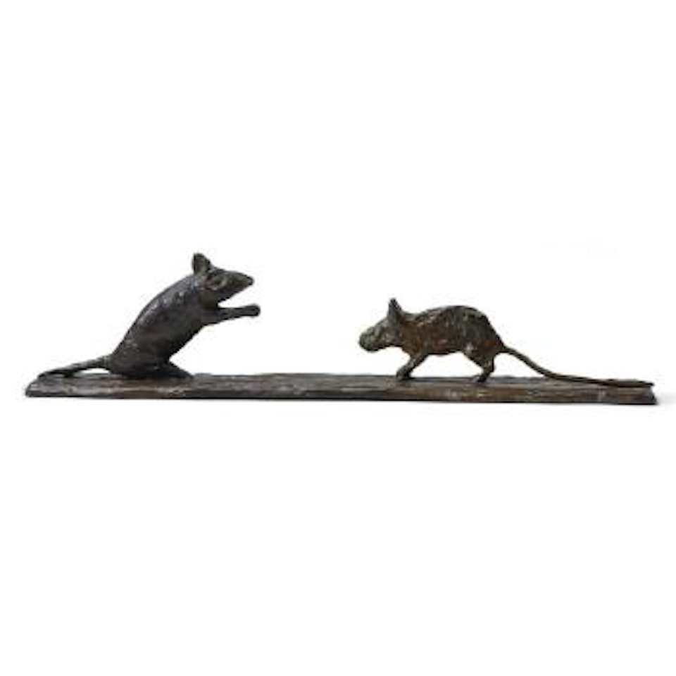 Deux souris by Diego Giacometti