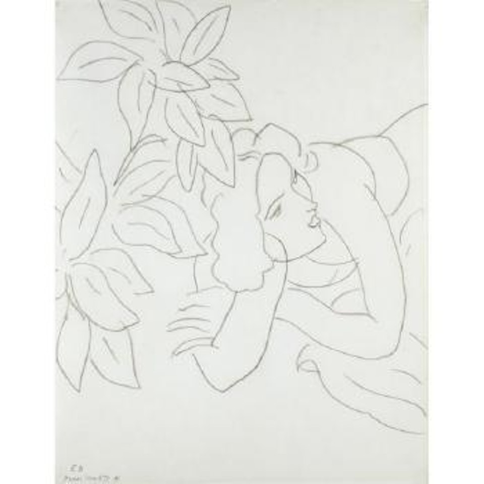Portrait de femme (Thème E, Variation 8) by Henri Matisse