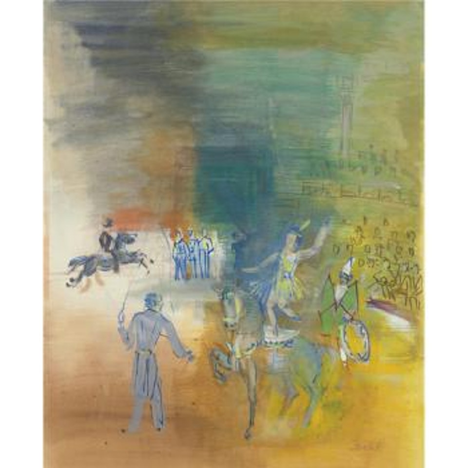 L'écuyère à panneaux by Jean Dufy