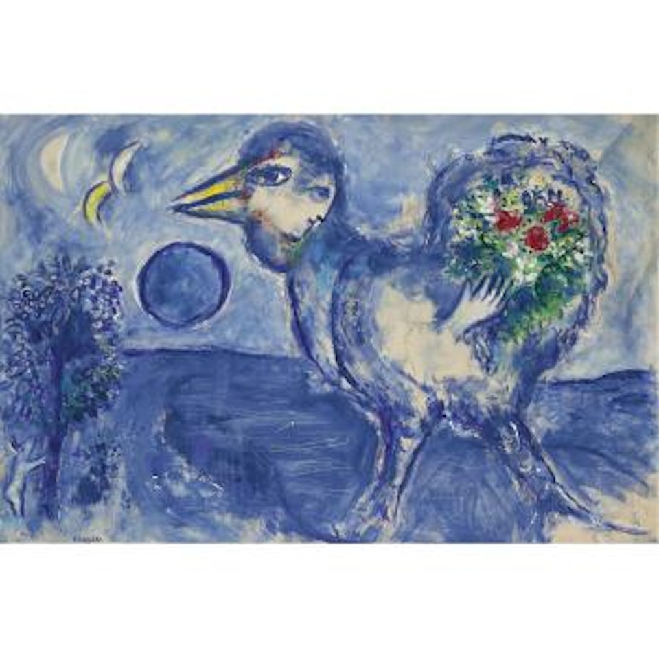 Le coq fleuri by Marc Chagall