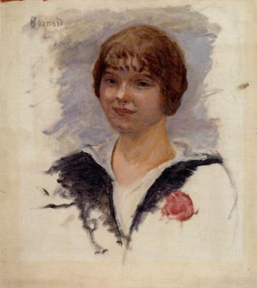 Figure de jeune fille by Pierre Bonnard