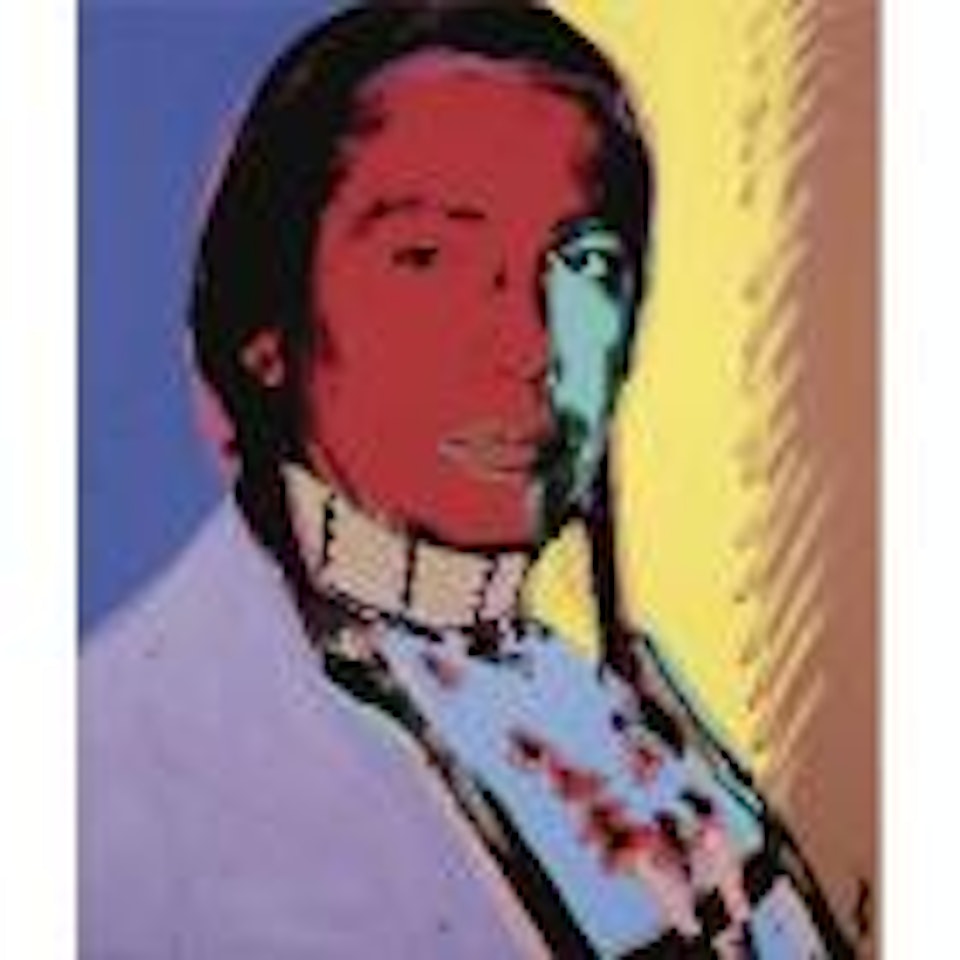 Portrait of an American Indian (Russell Means) by Andy Warhol