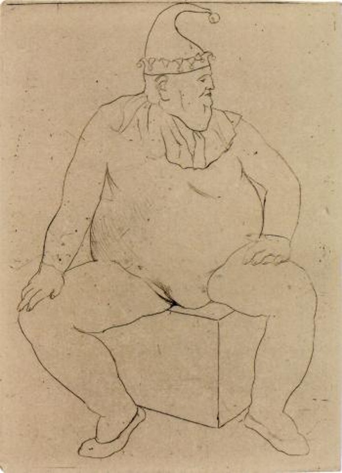 Le Saltimbanque au Repos (Bloch 10) by Pablo Picasso