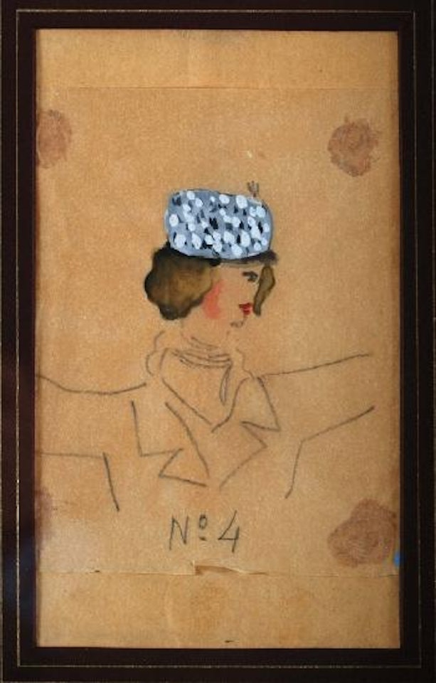 Boceto Cabeza de Aleko by Marc Chagall