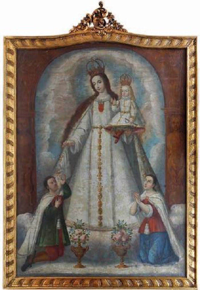 Nuestra Señora de la Merced (con donantes) by Mexican School