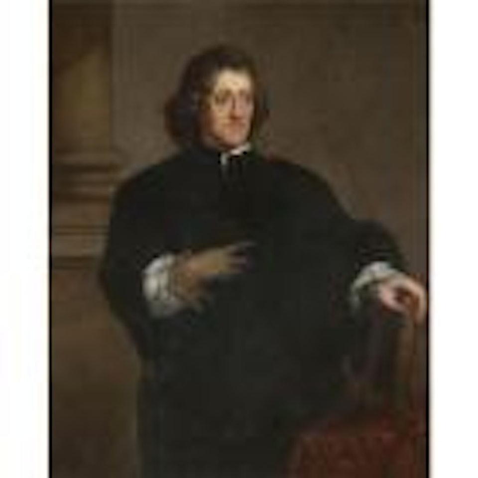 Portrait of a gentleman, three-quarter length, wearing a glove on his right hand and holding a book with his left by Anthony van Dyck