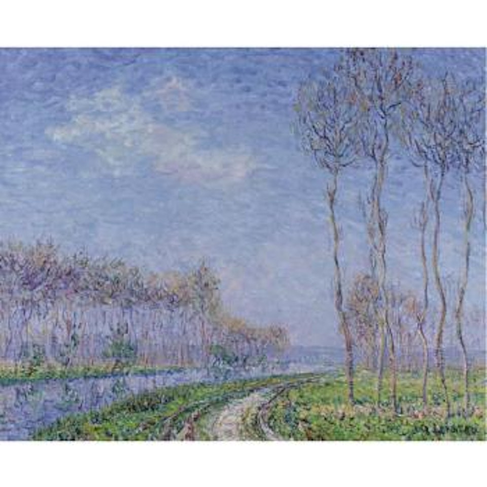 Arbres au bord de rivière by Gustave Loiseau
