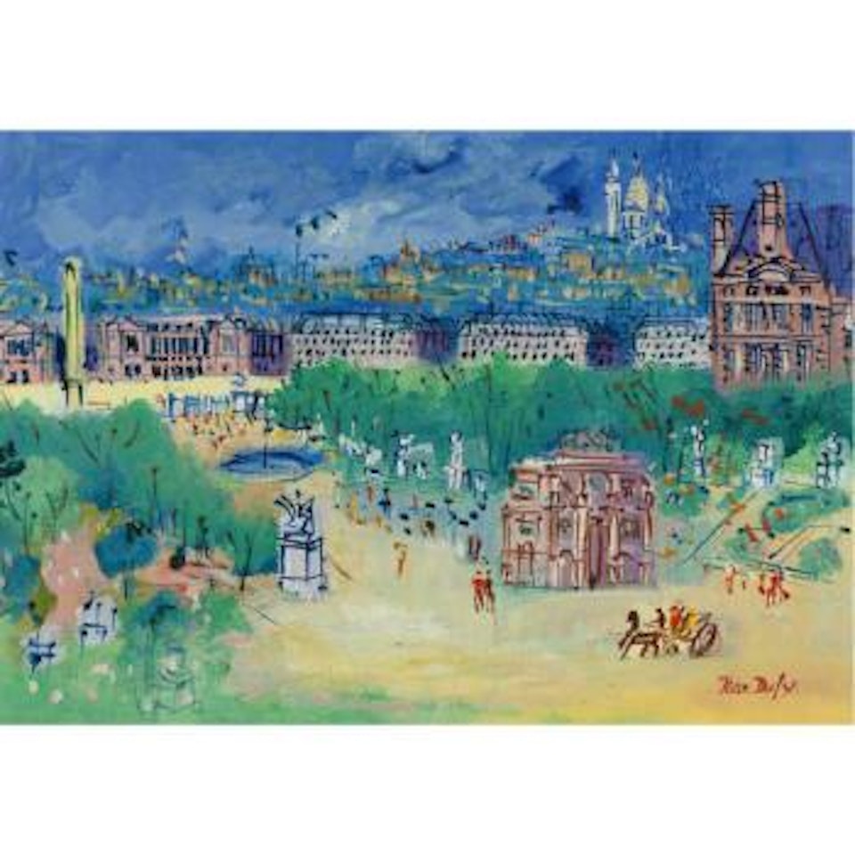 Vue de Tuileries et Place de la Concorde by Jean Dufy
