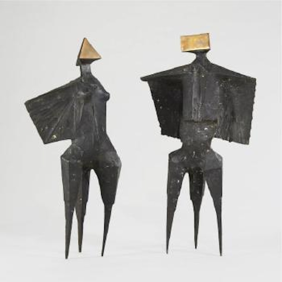 Two winged figures by Lynn Chadwick