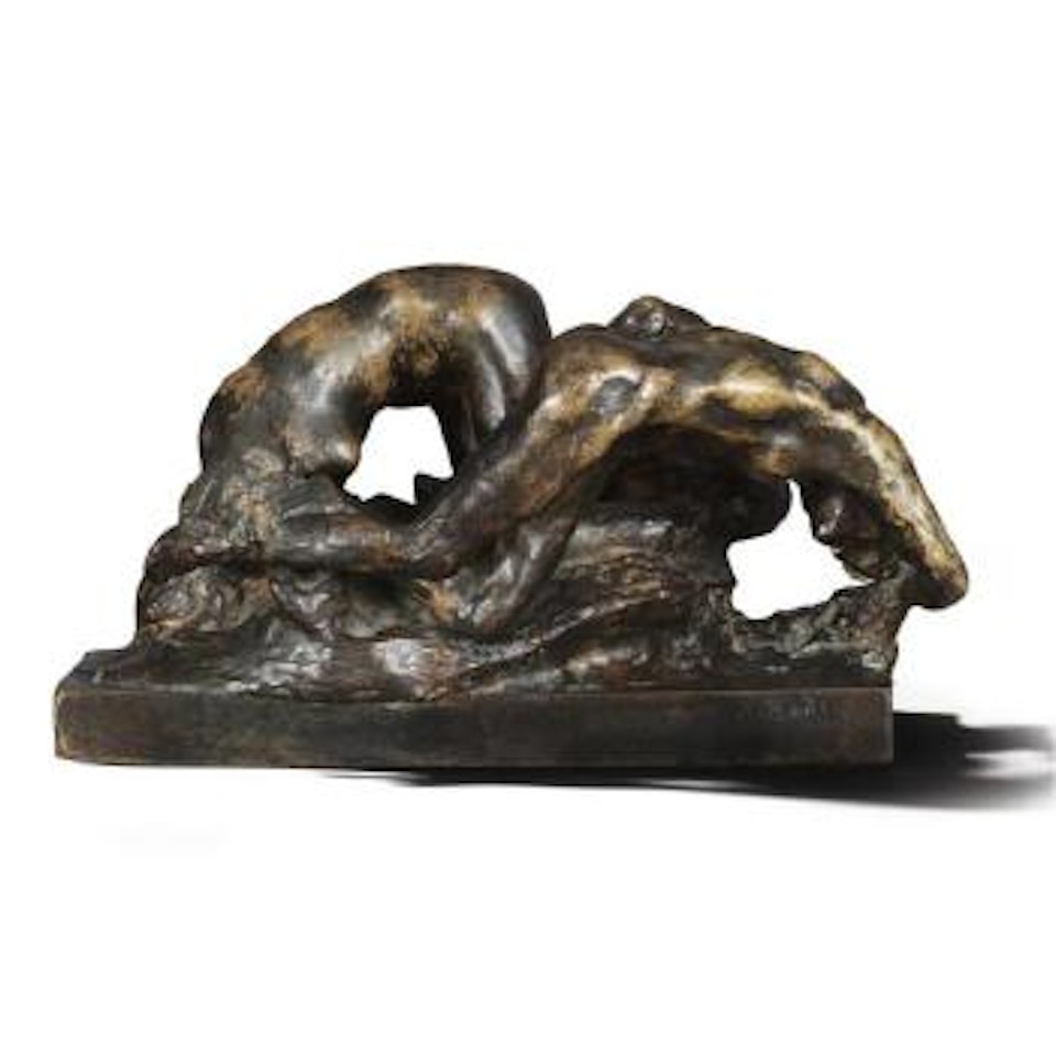La poète et la sirène, deuxième version, or La vague by Auguste Rodin
