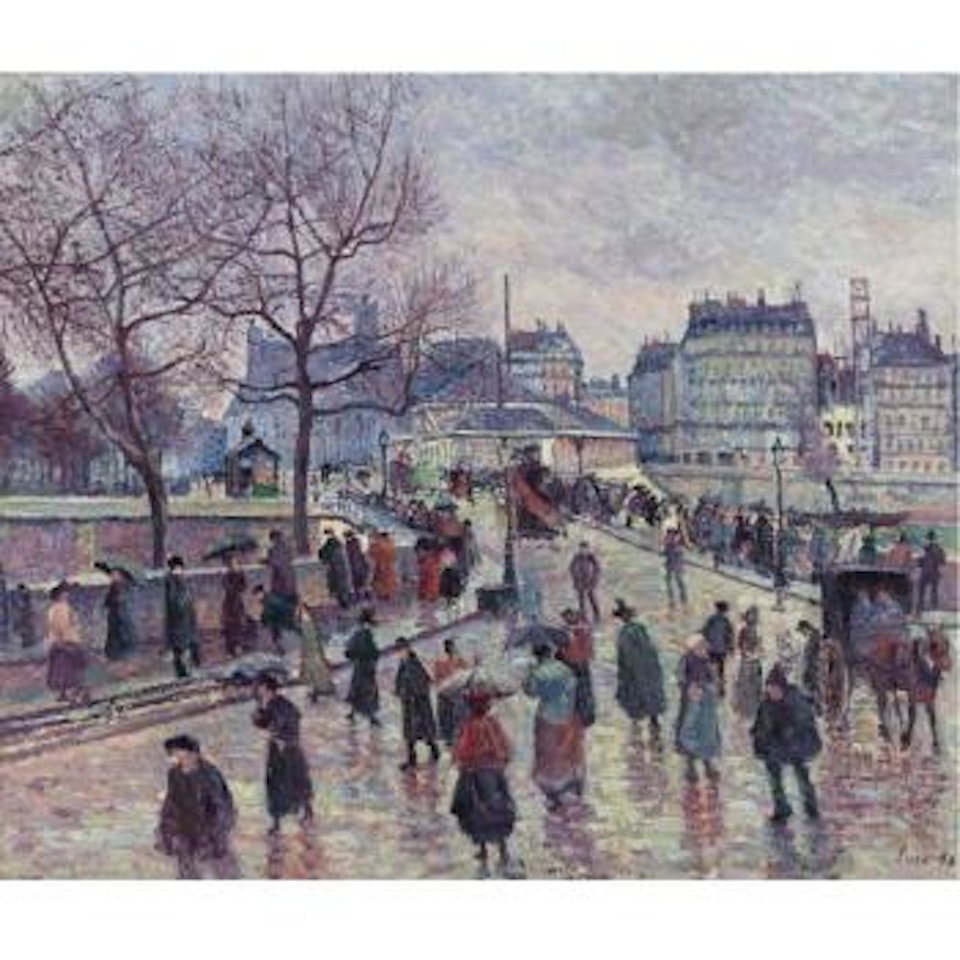 Paris, Le pont de l'archêvéche by Maximilien Luce