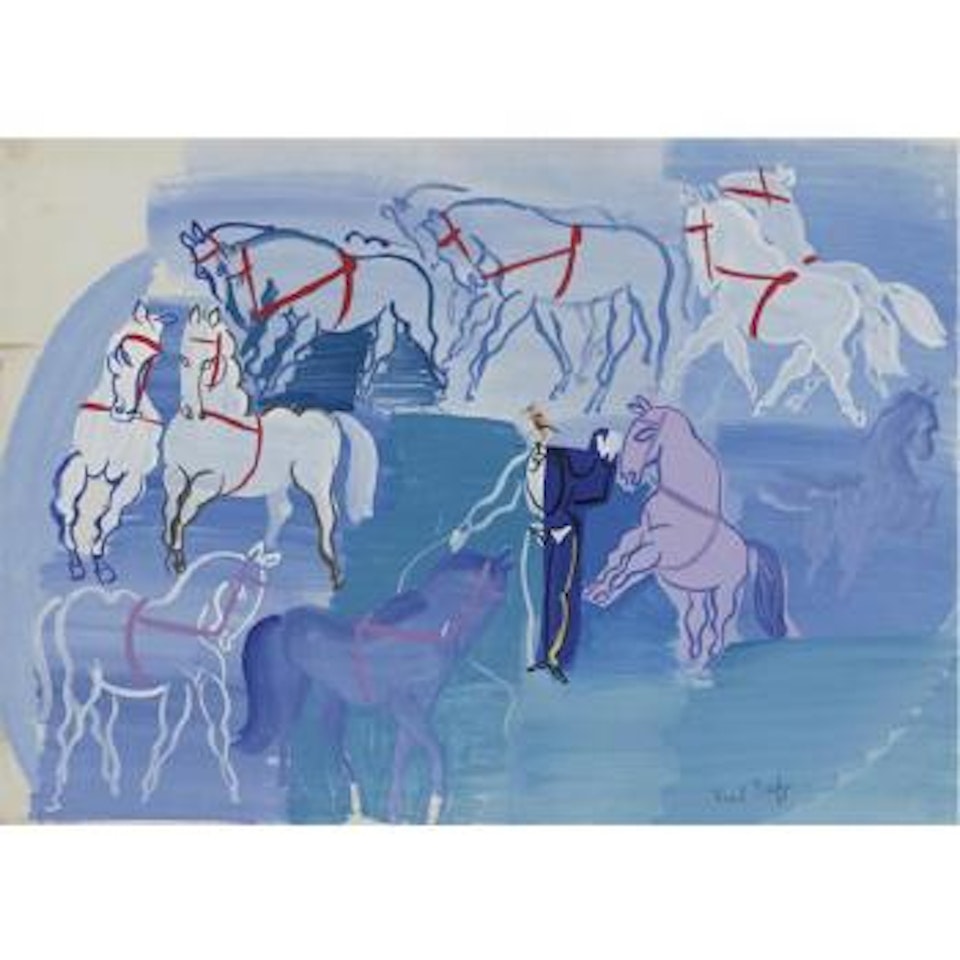 Chevaux de cirque by Raoul Dufy