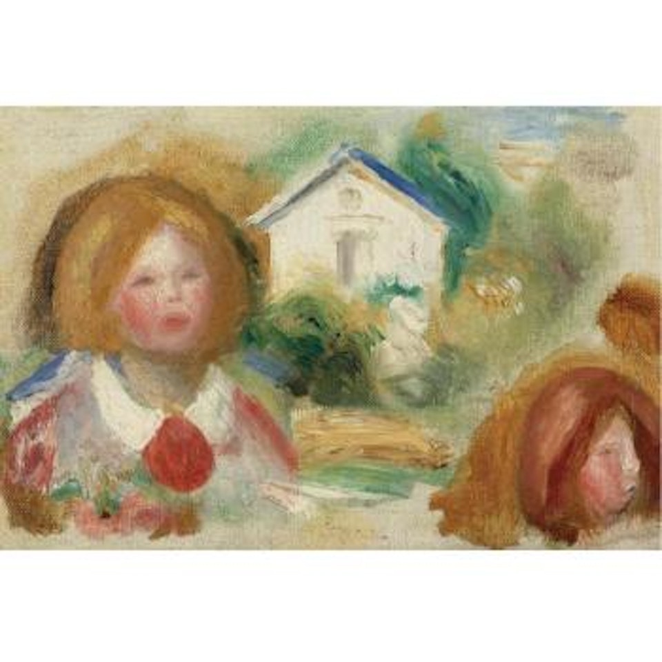 Études, têtes et maisons by Pierre-Auguste Renoir
