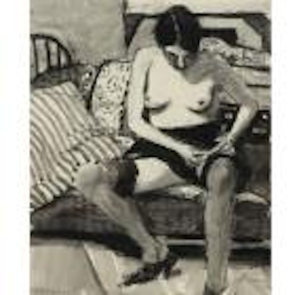 Untitled (Seated woman, dressing, #35) by Richard Diebenkorn