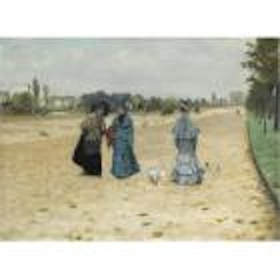 Avenue du bois de Boulogne by Giuseppe de Nittis