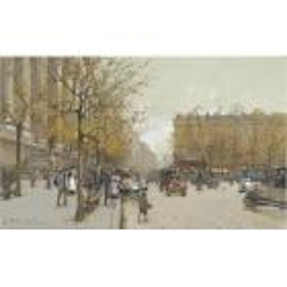 La Madeleine by Eugene Galien-Laloue