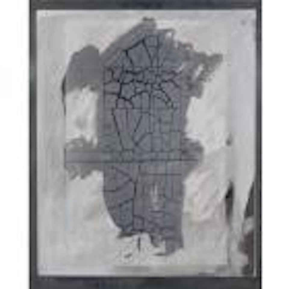 From the Bleacher Series: Cracked surface and rivets I by Robert Rauschenberg