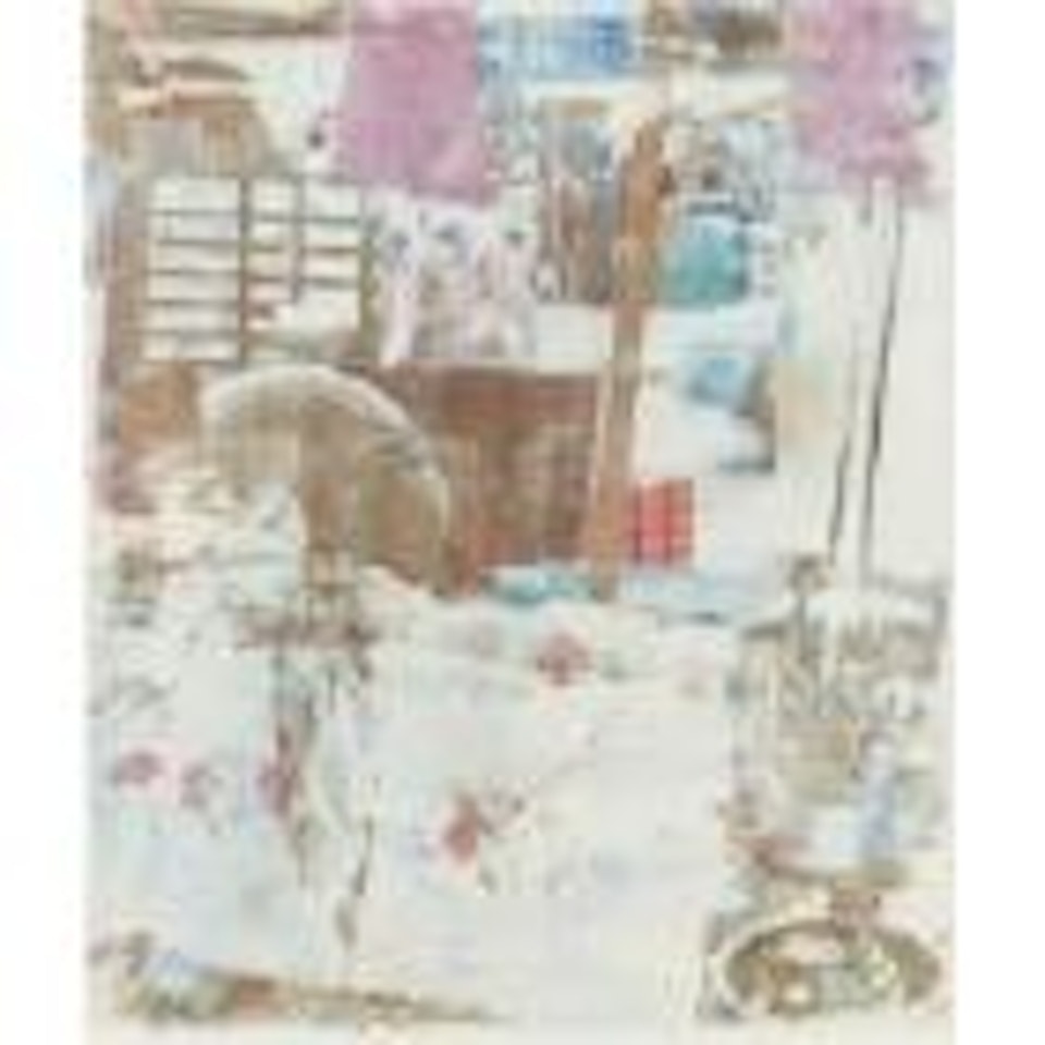 Kitchen camoflauge (Anagrams) by Robert Rauschenberg