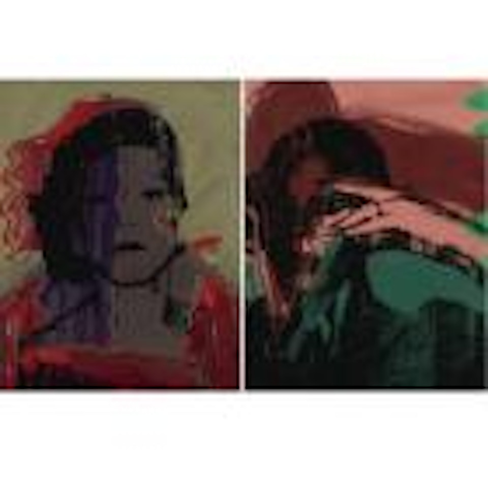 Ladies and Gentleman (Two works) by Andy Warhol