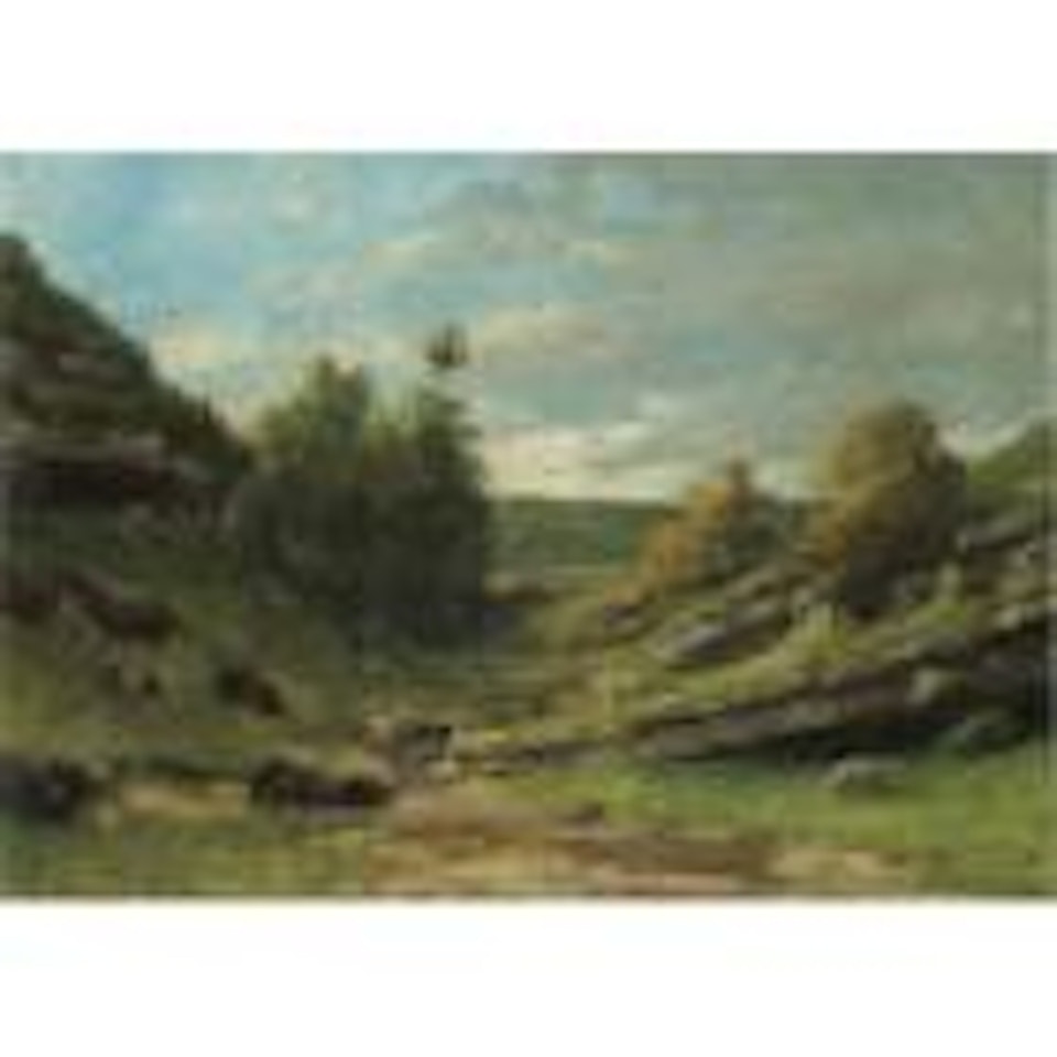 La vallee Rocheuse by Gustave Courbet