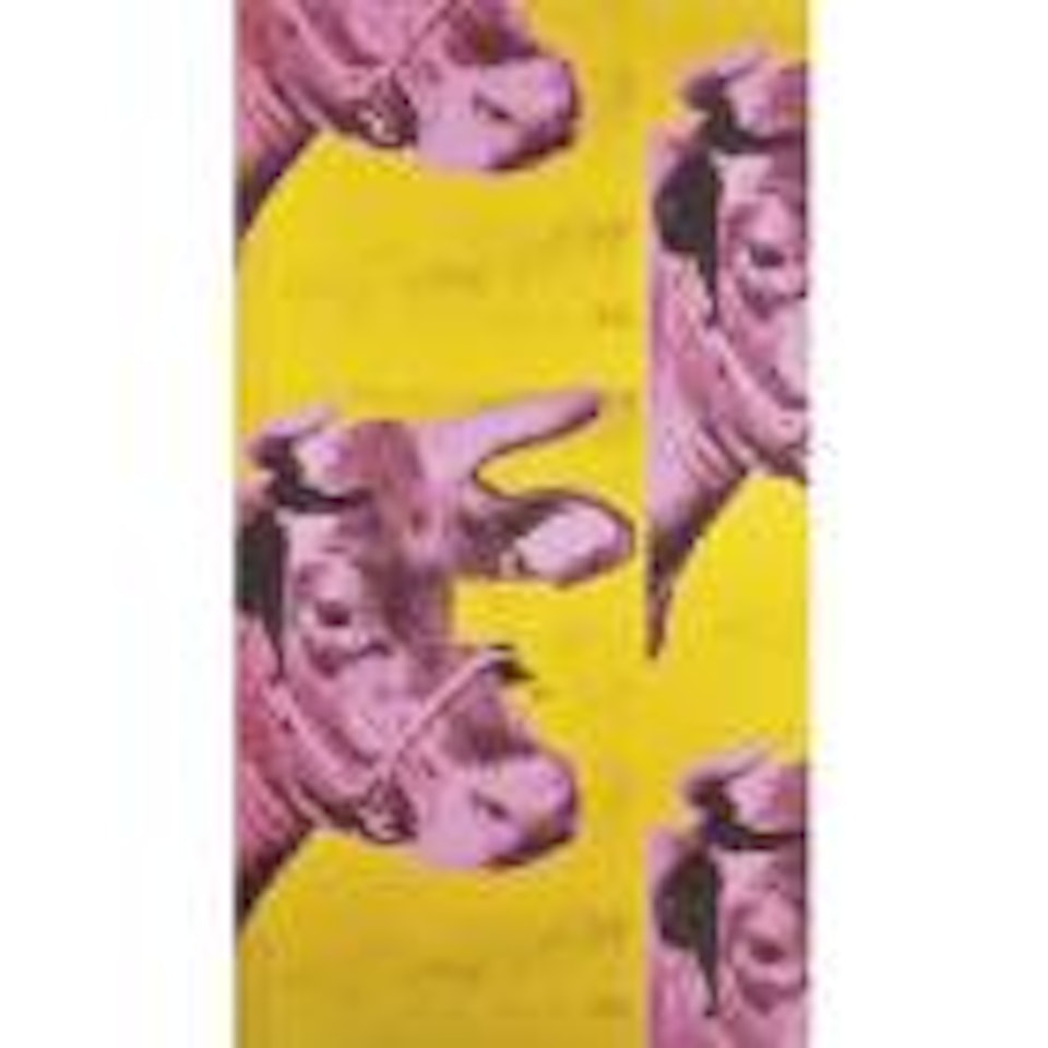 Pink & yellow & black III, (Brillo), From On a Wall, On a Cow, In a Book, In the Mail by Louise Lawler
