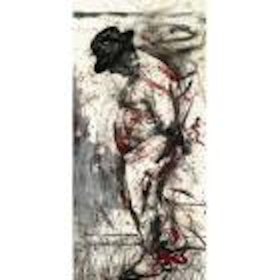 Project drawing: Man in sandals by William Kentridge