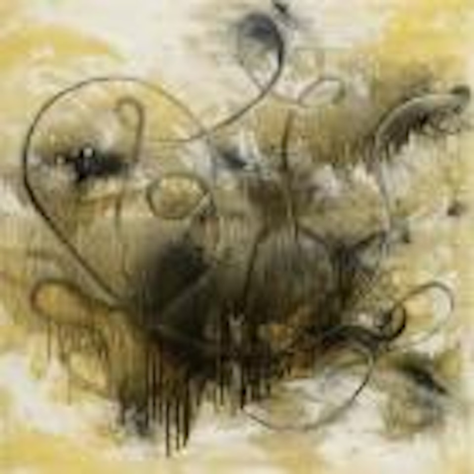 Freie Schleife Graphit by Sigmar Polke