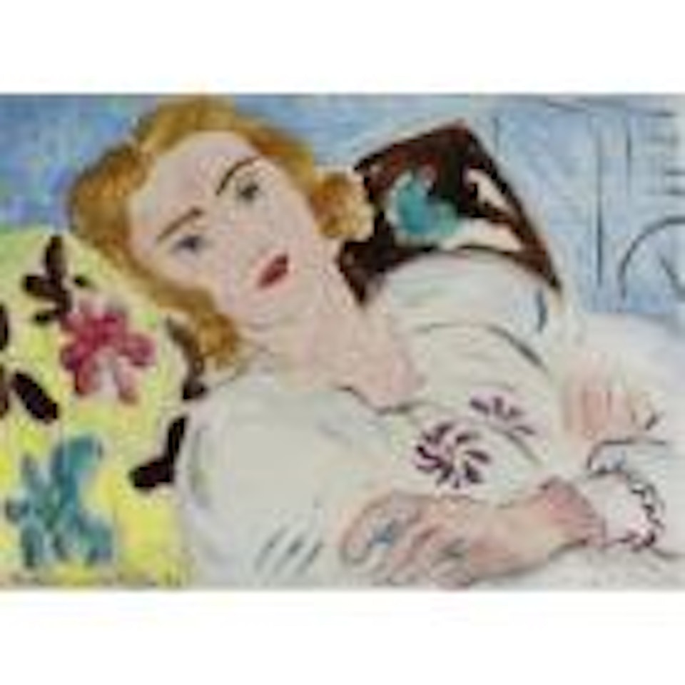 La blouse blanche brodée by Henri Matisse