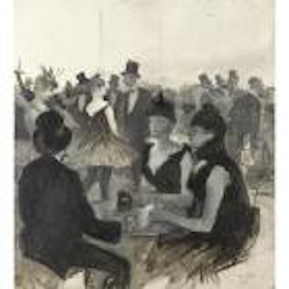 Bal masqué by Henri de Toulouse-Lautrec