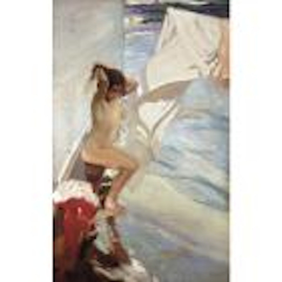 Antes del baño (Before bathing) by Joaquin Sorolla Y Bastida