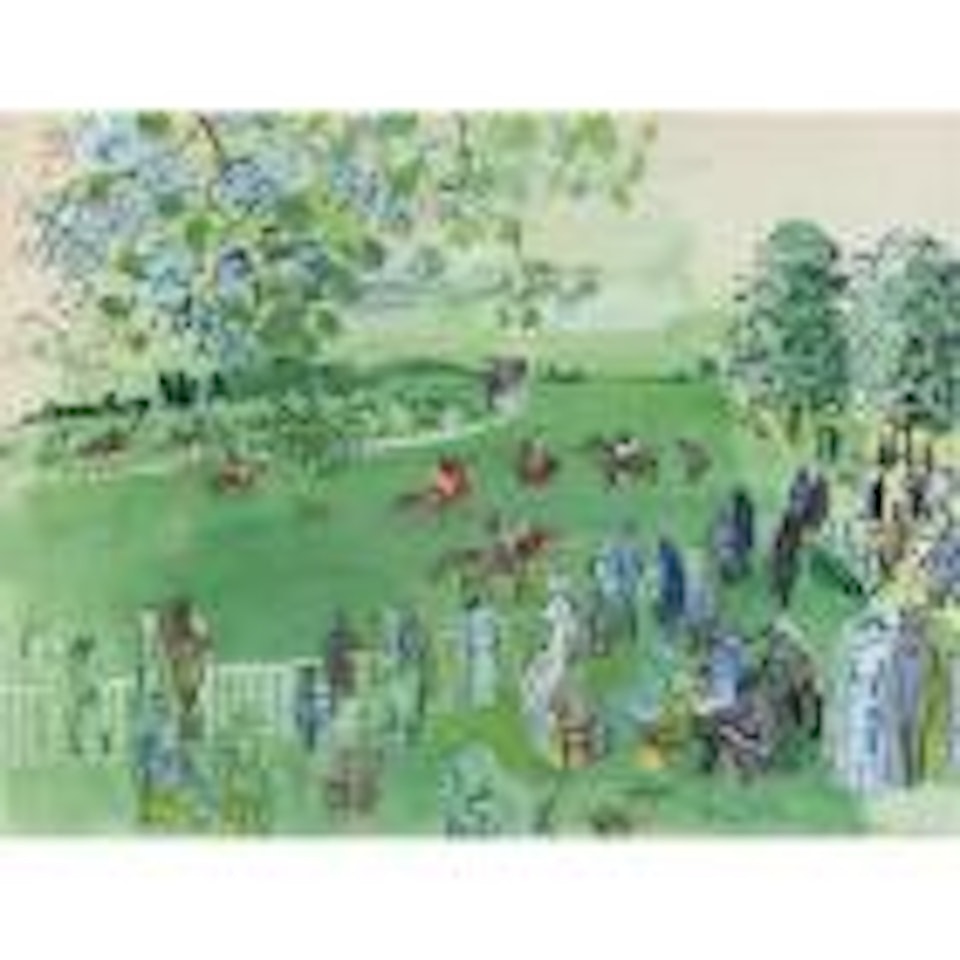 Le Champ de courses à Ascot by Raoul Dufy