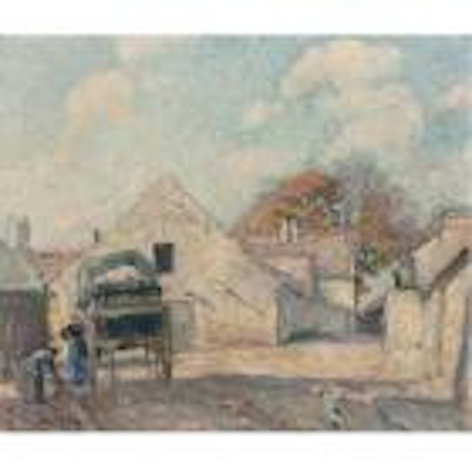 Rue dans le village by Henri Lebasque