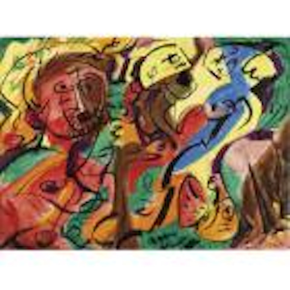 Le pèlerin et les amoureux by André Masson
