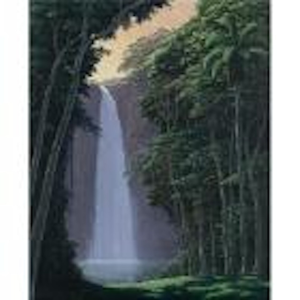 Cascada y contemplador by Tomas Sanchez