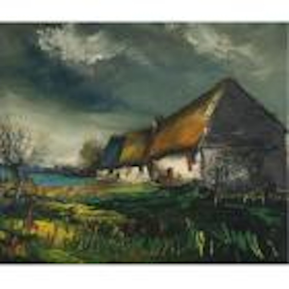 Maisons et champs by Maurice de Vlaminck