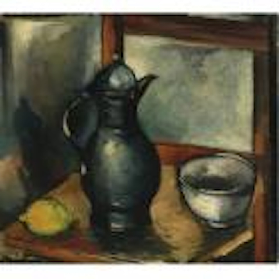 Nature morte au citron by Maurice de Vlaminck