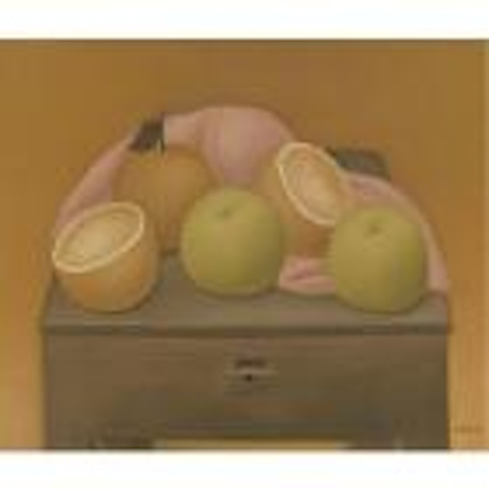 Nature morte aux oranges by Fernando Botero