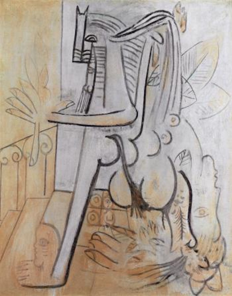 L'escalier by Wifredo Lam
