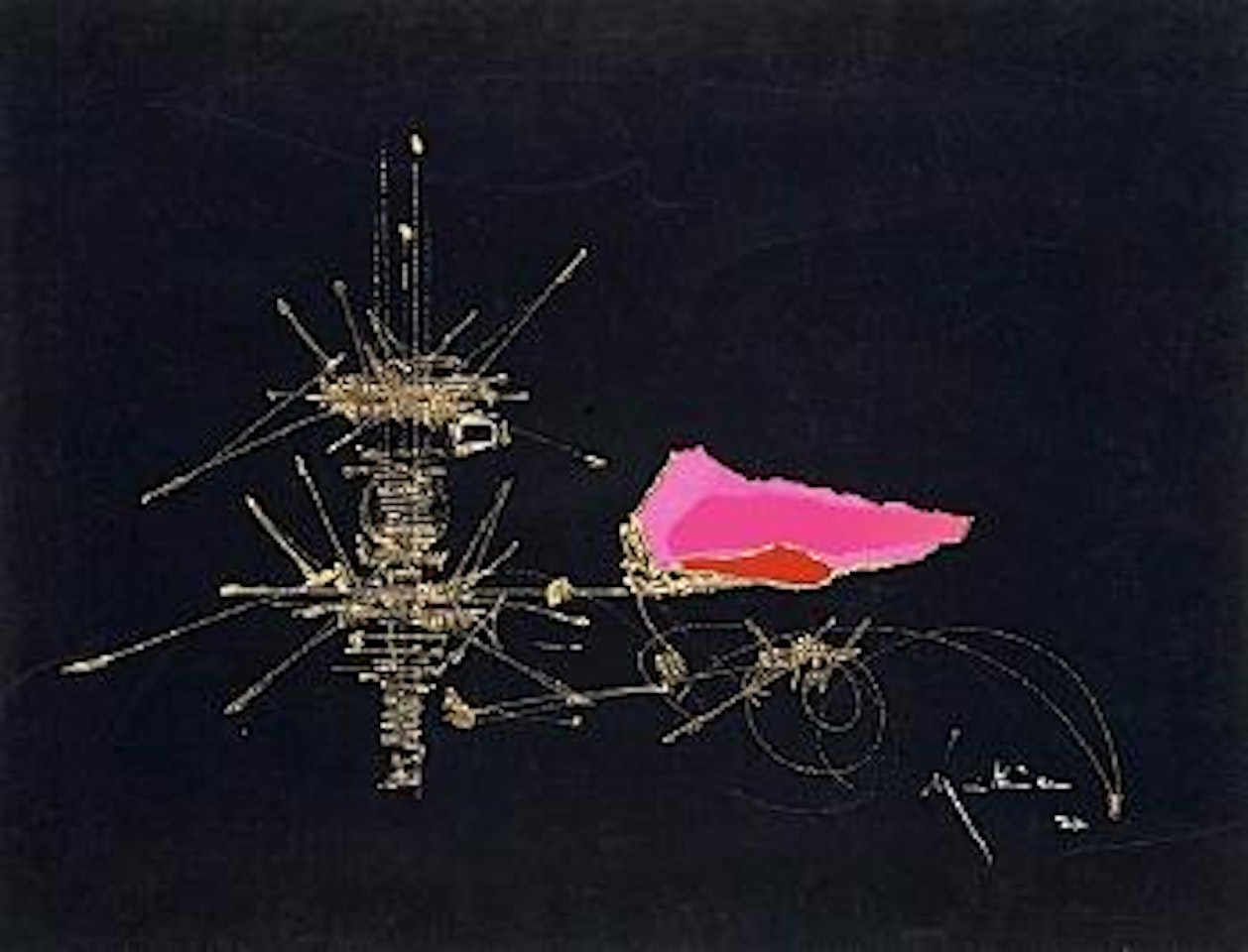 Composition by Georges Mathieu